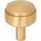 Jeffrey Alexander 1-1/8" Diameter Brushed Gold Hayworth Cabinet Knob 885BG - alternate 1